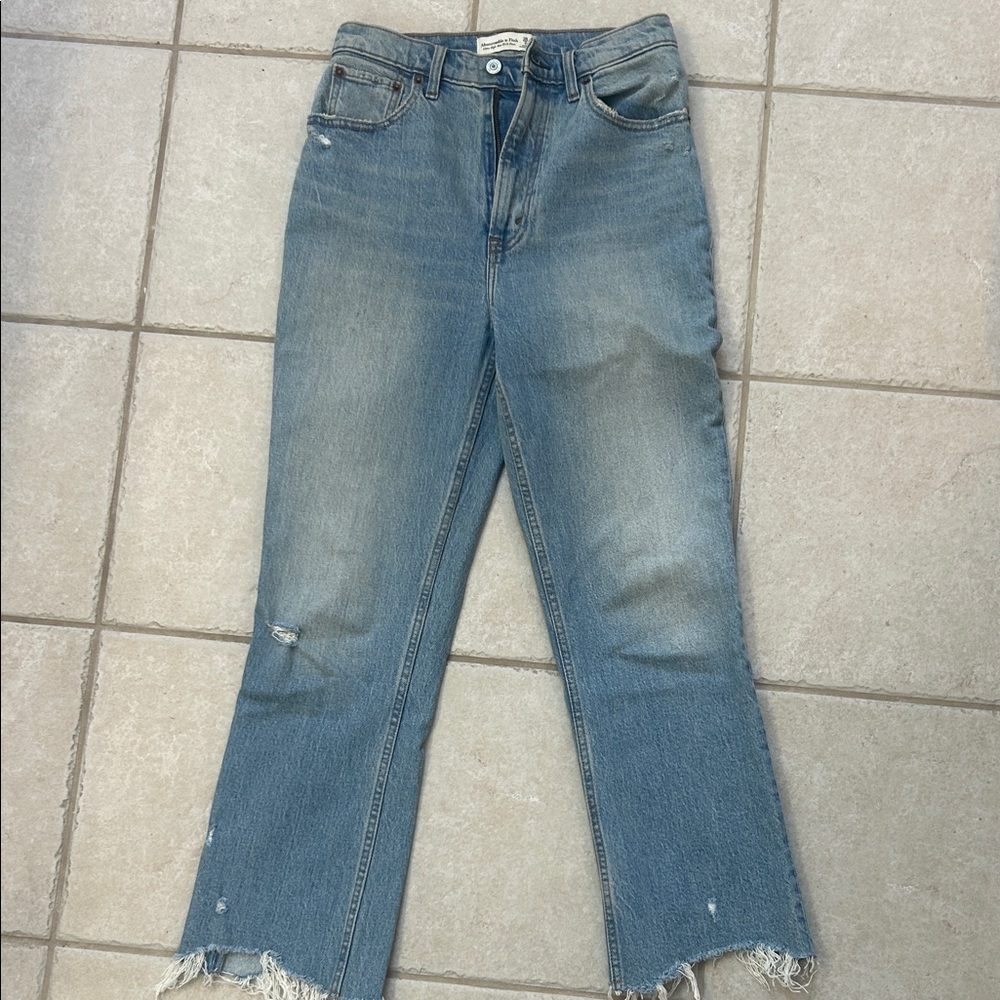Abercrombie & Fitch Light Blue Flare Jeans